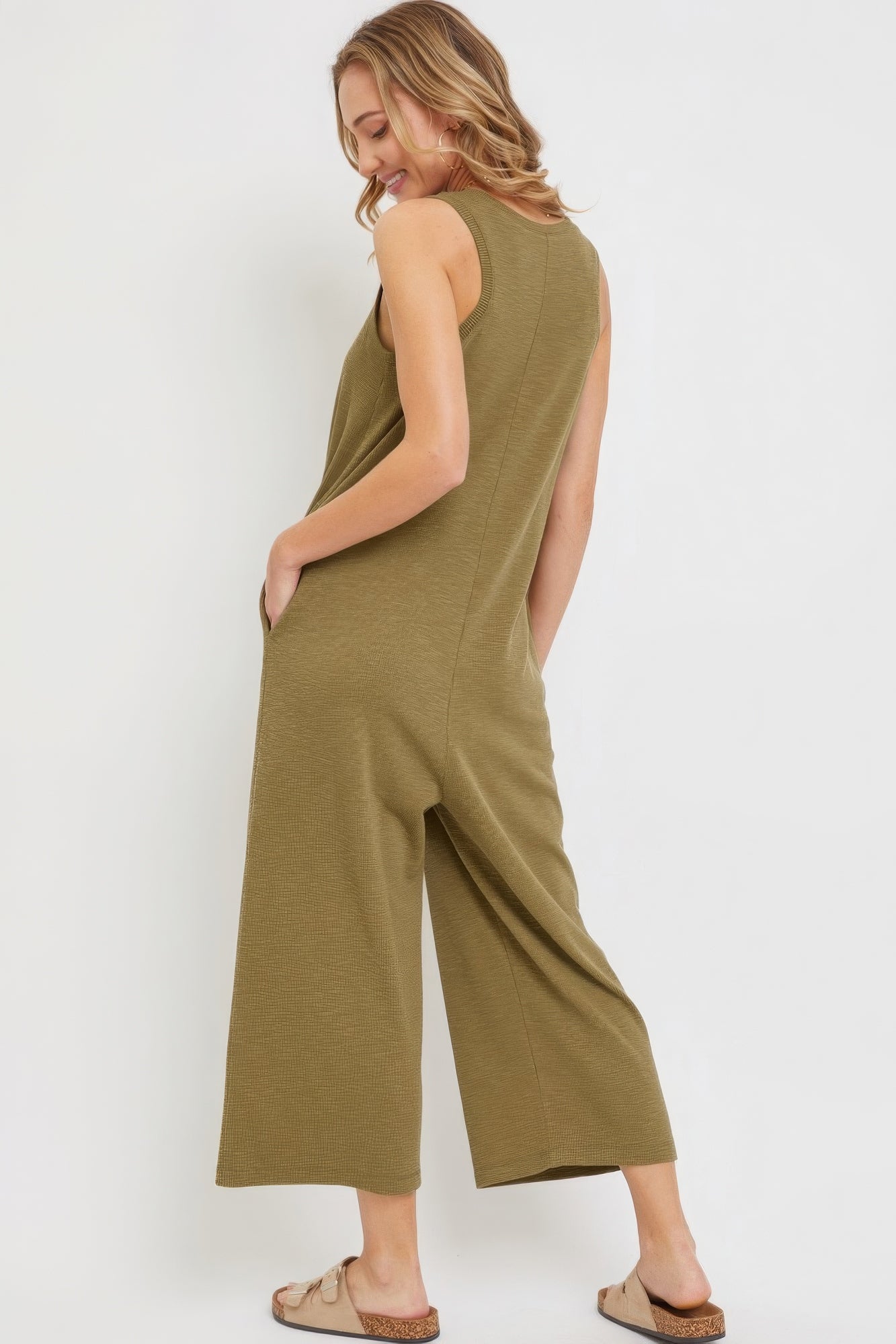 All in One Button Down Jumpsuit