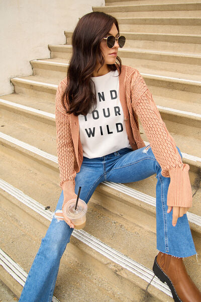 Simply Love FIND YOUR WILD Short Sleeve T Shirt