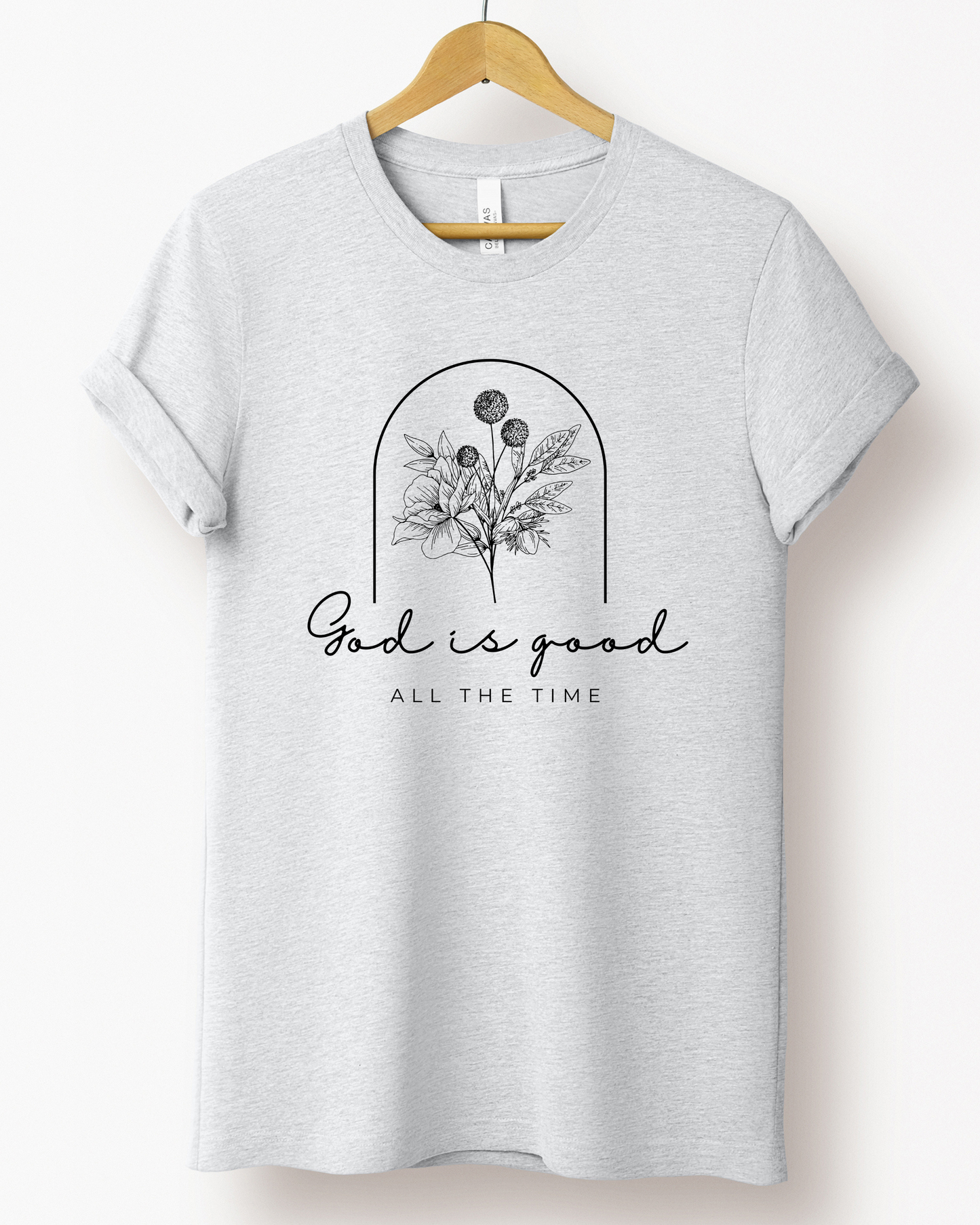 GOD IS GOOD Tee: Faith & Comfort (Bella Canvas)