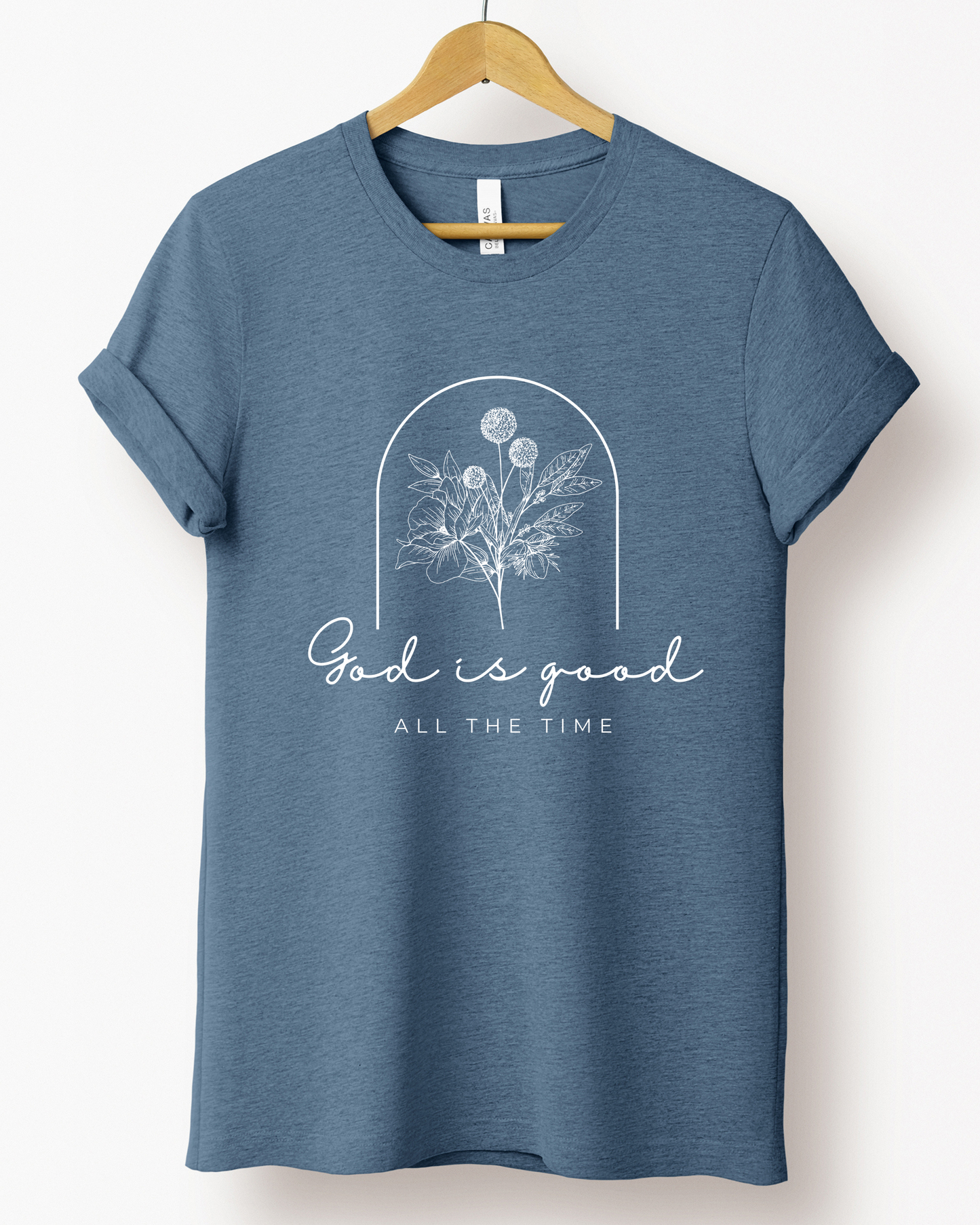 GOD IS GOOD Tee: Faith & Comfort (Bella Canvas)
