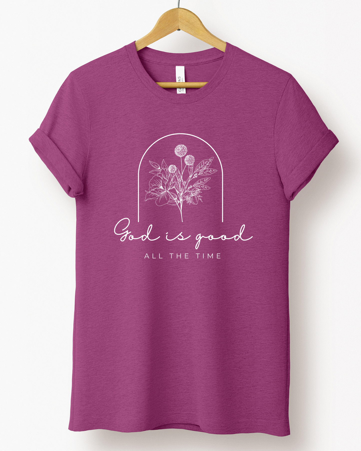 GOD IS GOOD Tee: Faith & Comfort (Bella Canvas)
