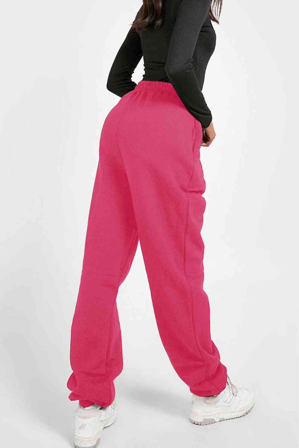 Drawstring DAY YOU DESERVE Graphic Long Sweatpants