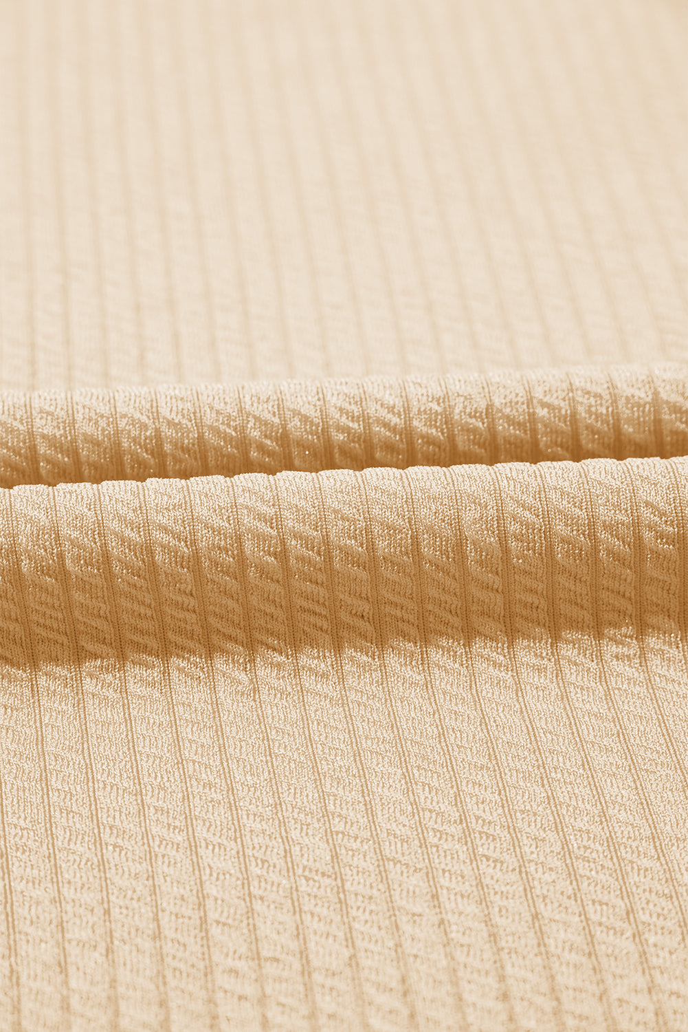 Clearly Aqua Pocketed Ribbed Long Sleeve Top