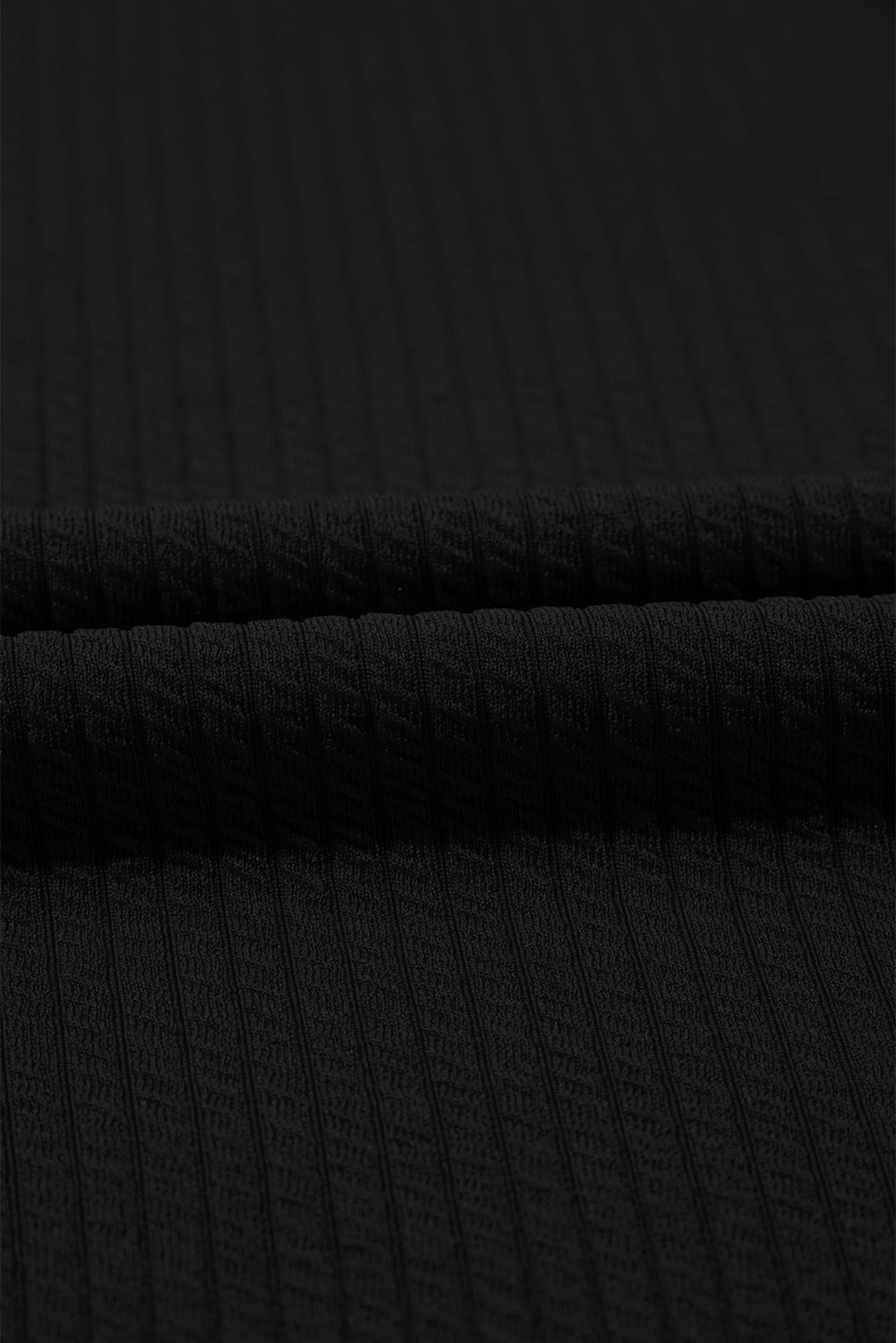 Clearly Aqua Pocketed Ribbed Long Sleeve Top