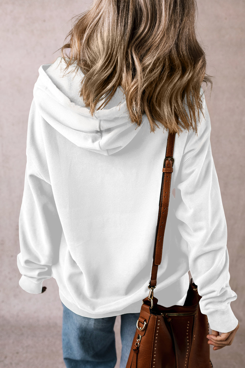 Black Kangaroo Pocket Drawstring Chunky Hoodie