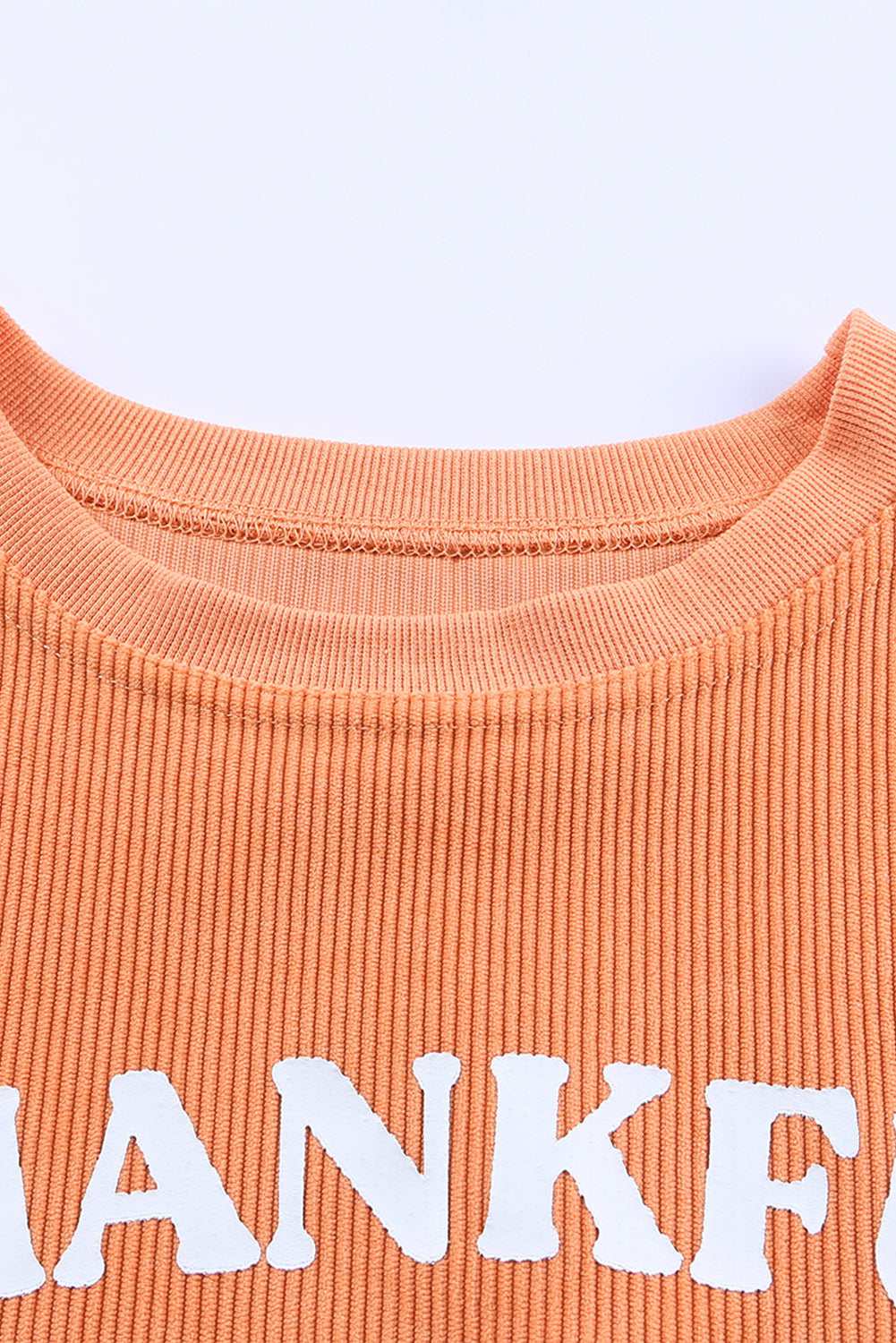 Strawberry Pink Drop Sleeve Ribbed Oversized Sweatshirt