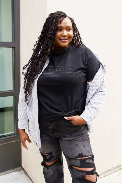 Full Size KILLIN IT Short Sleeve Tee Shirt