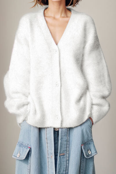 Dropped Shoulder Cable Knit