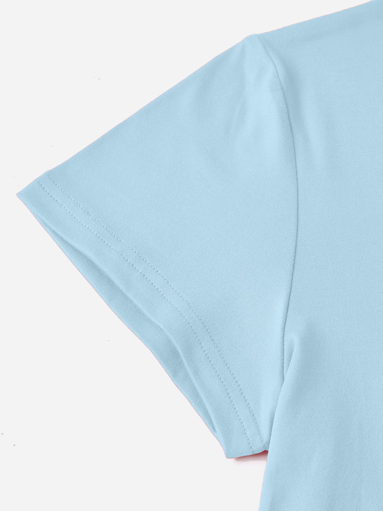 Letter Graphic Round Neck Short Sleeve T Shirt