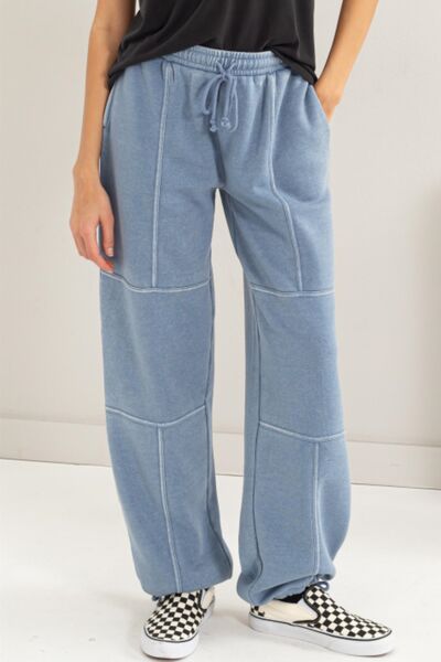 HYFVE Drawstring Stitched Design Sweatpants