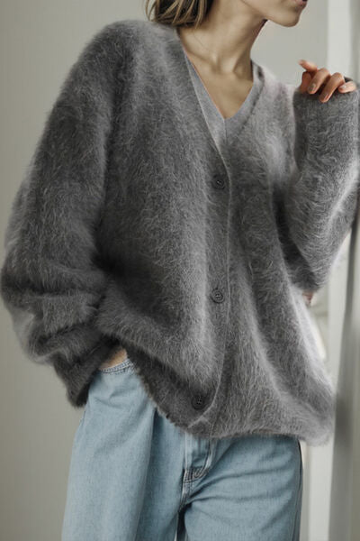 Dropped Shoulder Cable Knit