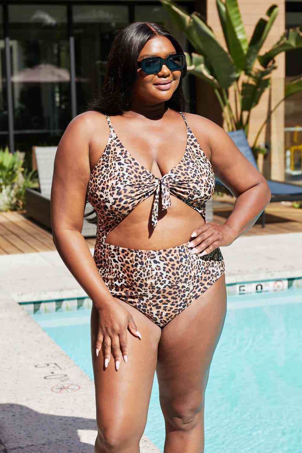 Marina West Swim Lost At Sea Cutout One Piece Swimsuit