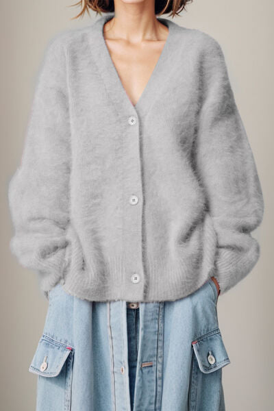 Dropped Shoulder Cable Knit