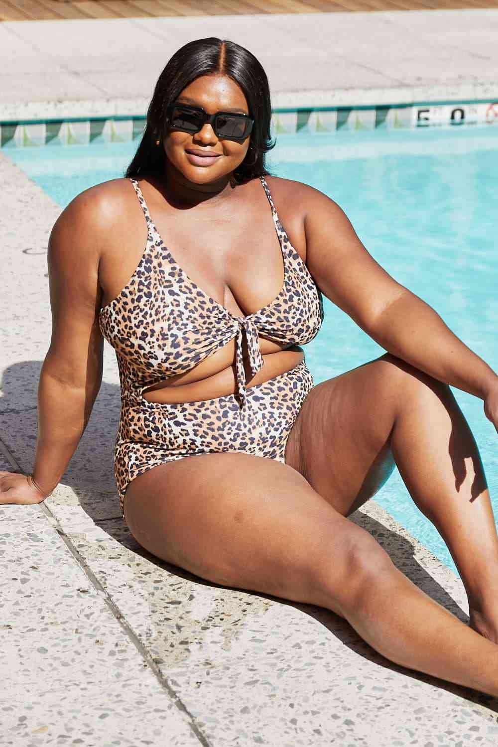 Marina West Swim Lost At Sea Cutout One Piece Swimsuit