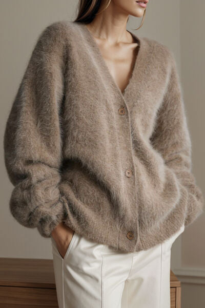 Dropped Shoulder Cable Knit