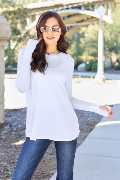Basic Bae Full Size Round Neck Long Sleeve T Shirt