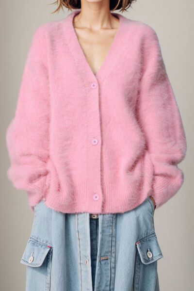 Dropped Shoulder Cable Knit