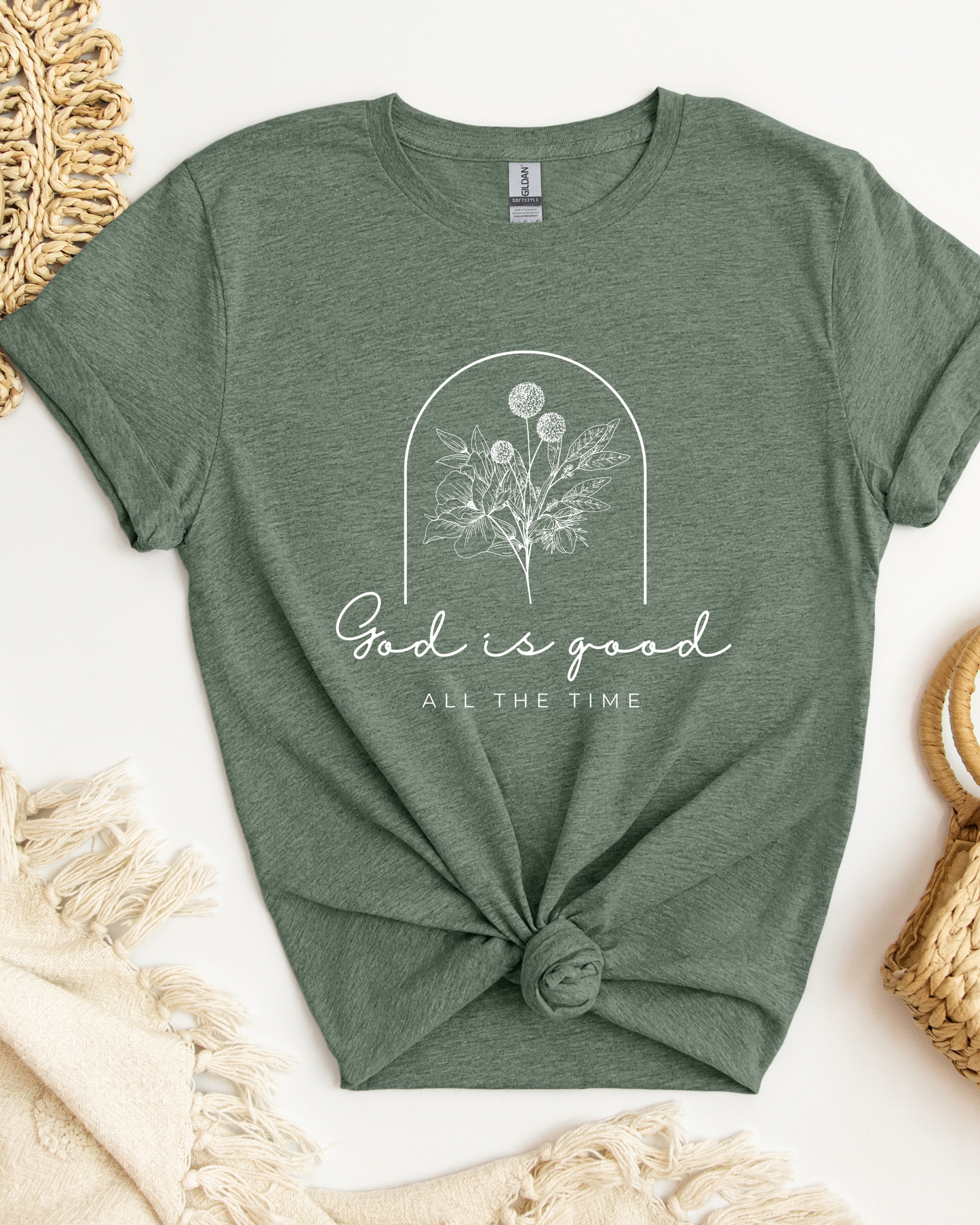 GOD IS GOOD Tee: Faith & Comfort (Bella Canvas)