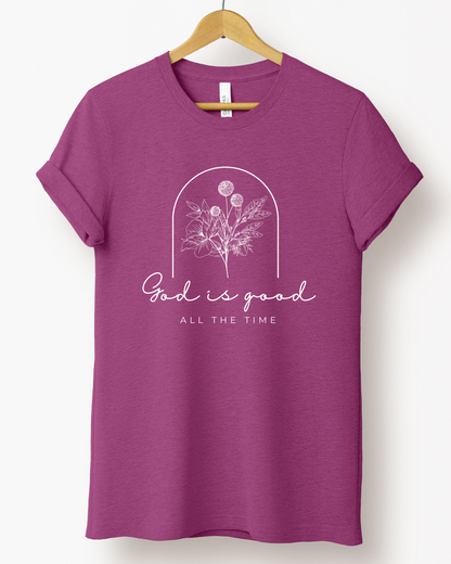 GOD IS GOOD Tee: Faith & Comfort (Bella Canvas)