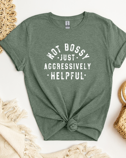 NOT BOSSY TEE (BELLA CANVAS)