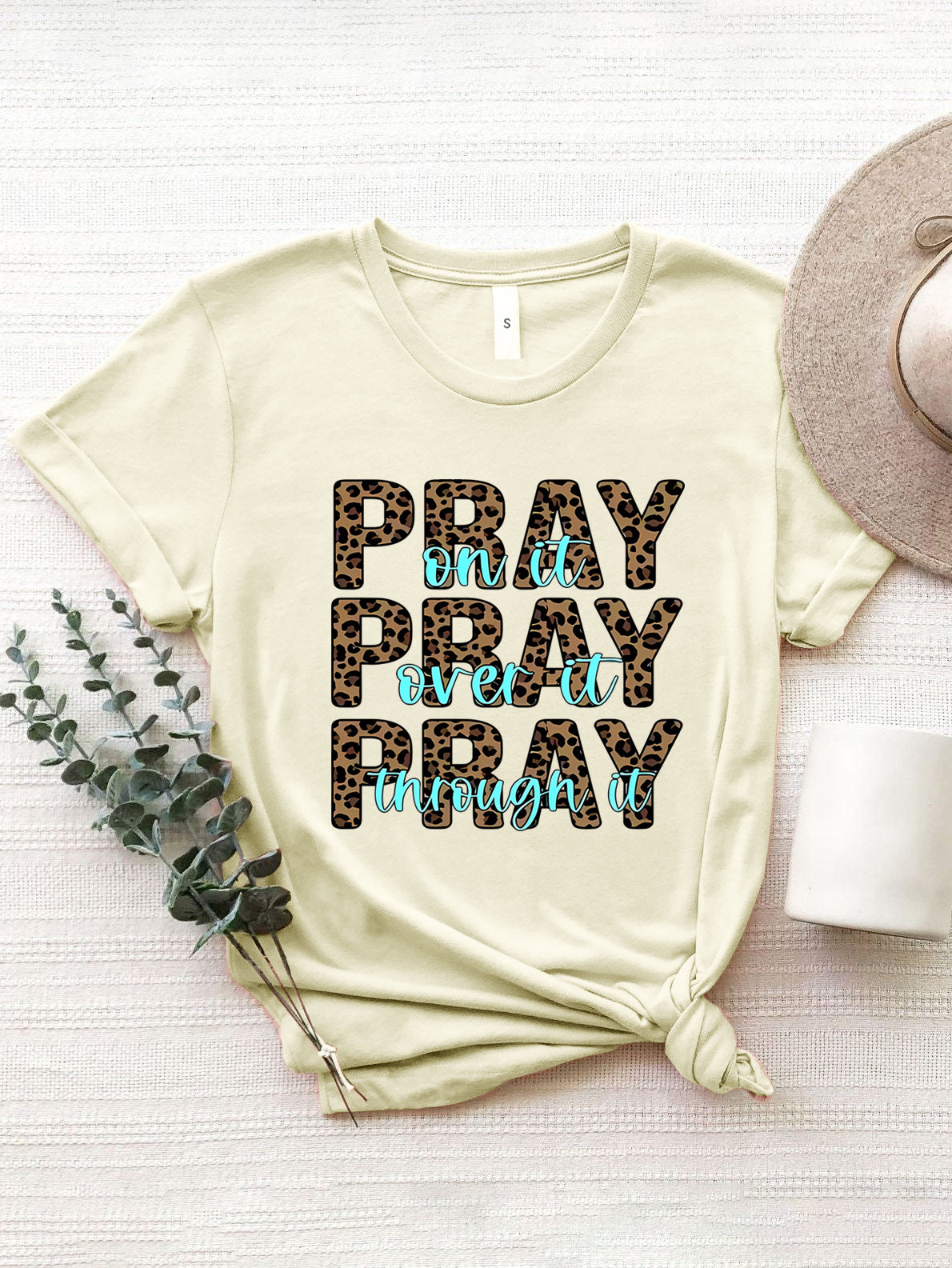Letter Graphic Round Neck Short Sleeve T Shirt