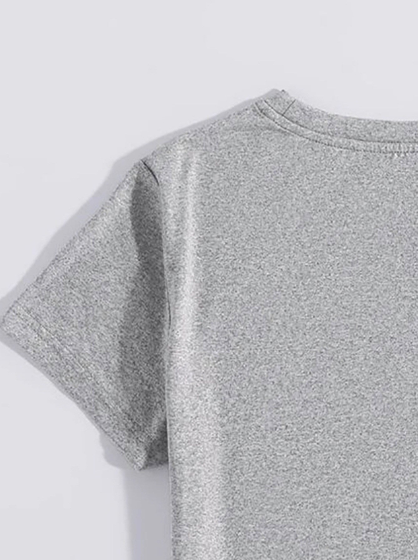 Letter Graphic Round Neck Short Sleeve T Shirt