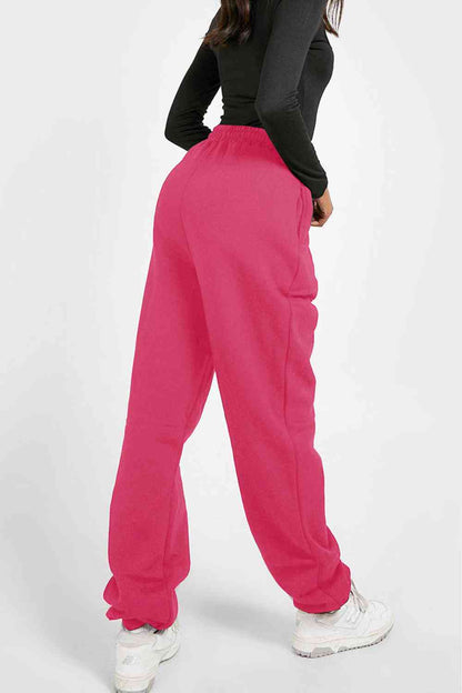 Drawstring DAY YOU DESERVE Graphic Long Sweatpants