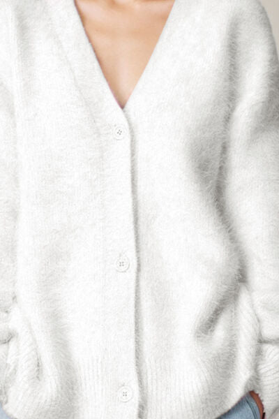 Dropped Shoulder Cable Knit