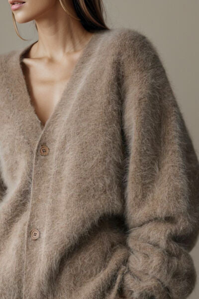 Dropped Shoulder Cable Knit