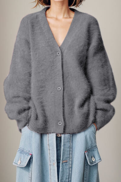 Dropped Shoulder Cable Knit